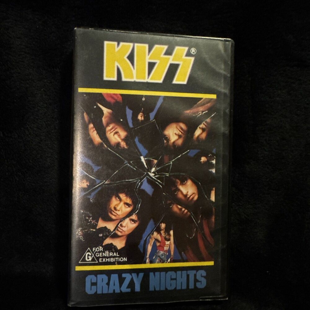 Vintage KISS Crazy Nights - 1988 / VHS Video